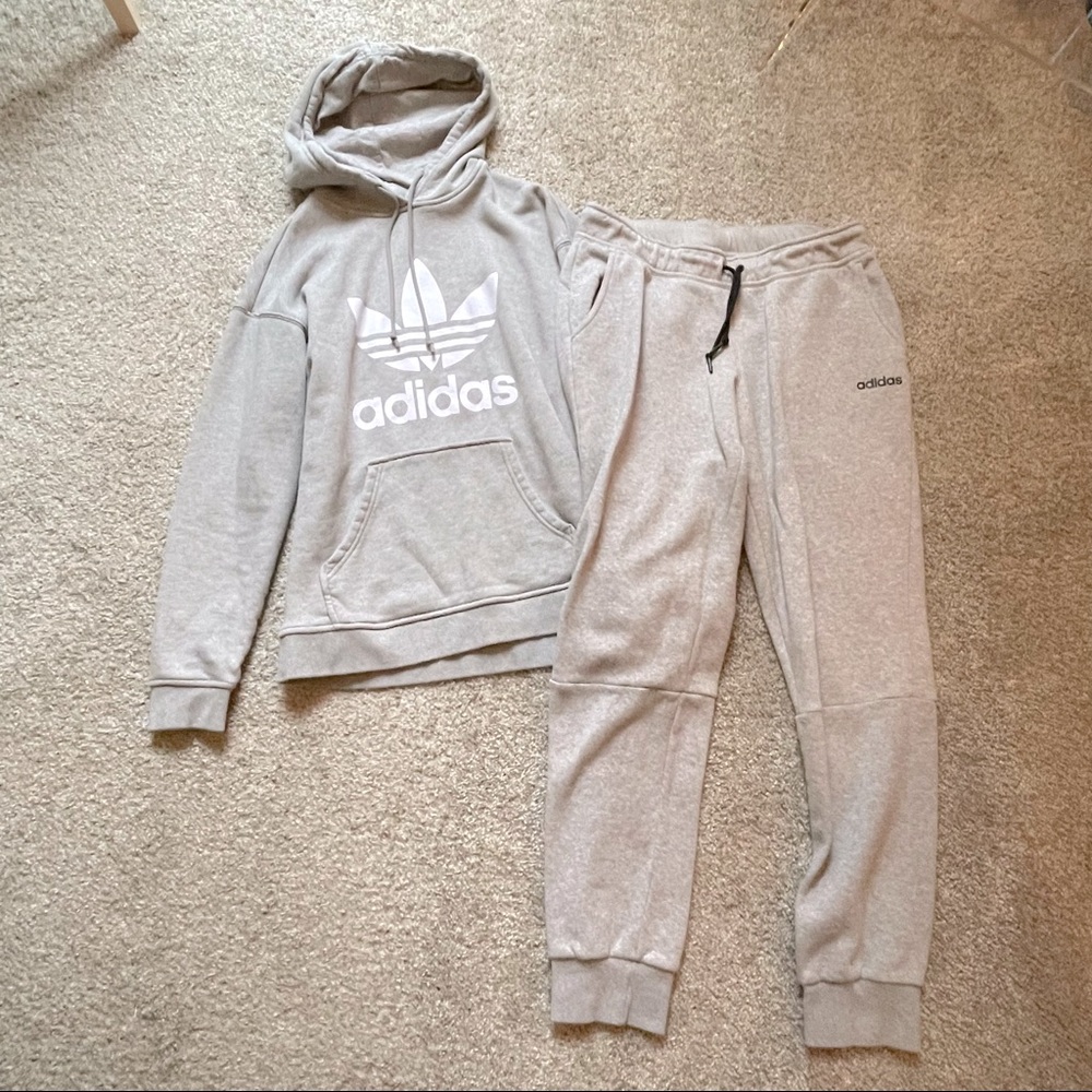 Adidas sweatshirt and pants set